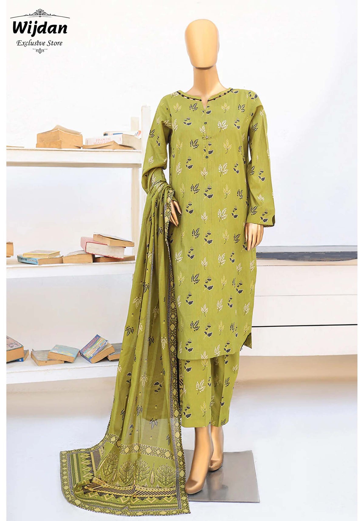 Mother Printed Cotton Winter Un-Stitched Collection by Hz Textile D-09