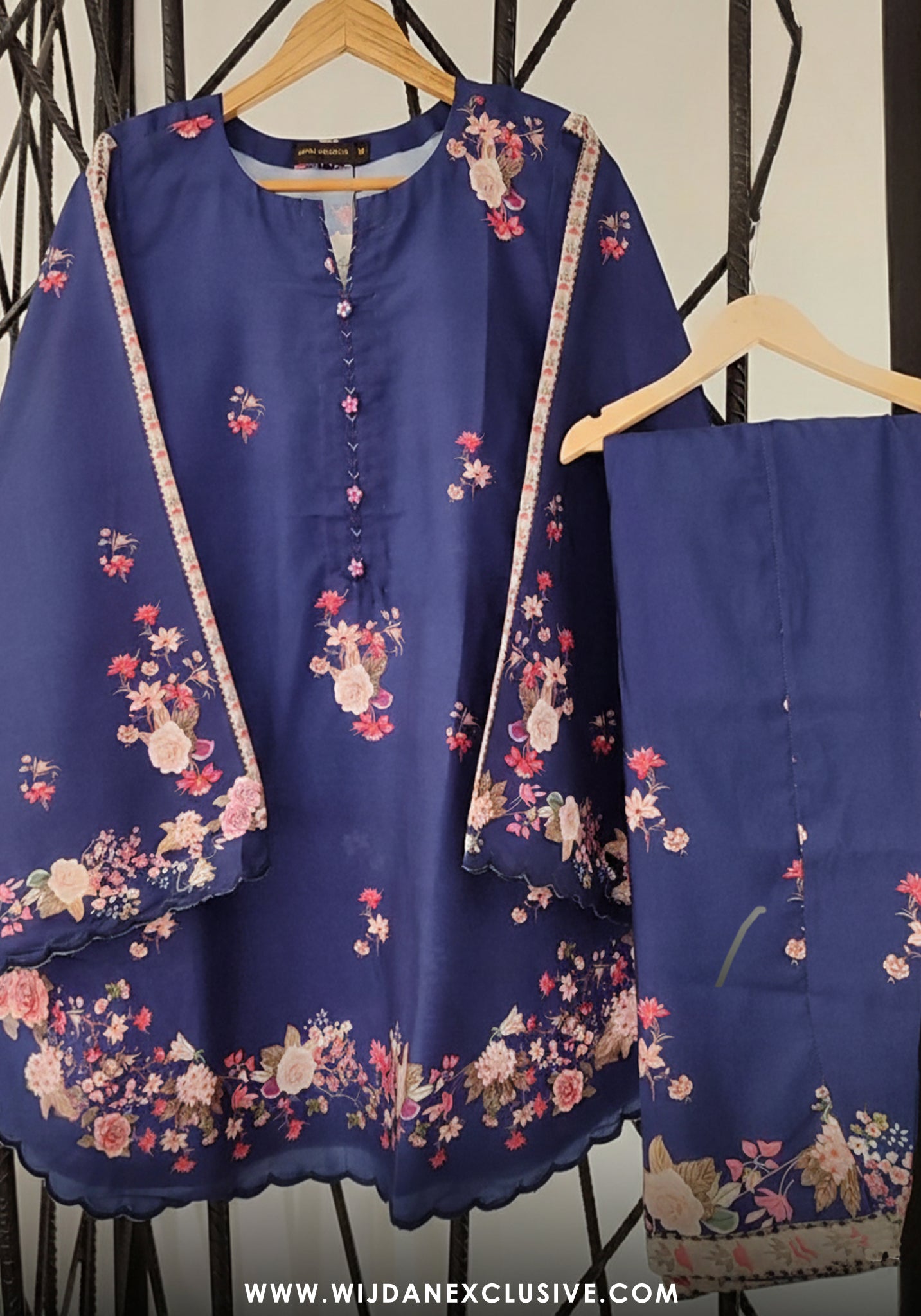 Amna Khadija Fayon RTW Digital Printed Silk 2PC Co-Ords Pret - 2025 D-09