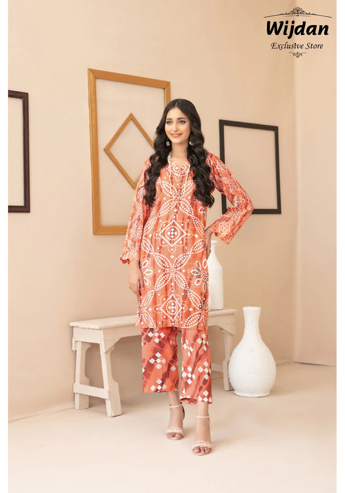 Zayana 2pc Stitched Staple Digital Print Collection'24 by Tawakkal D-09