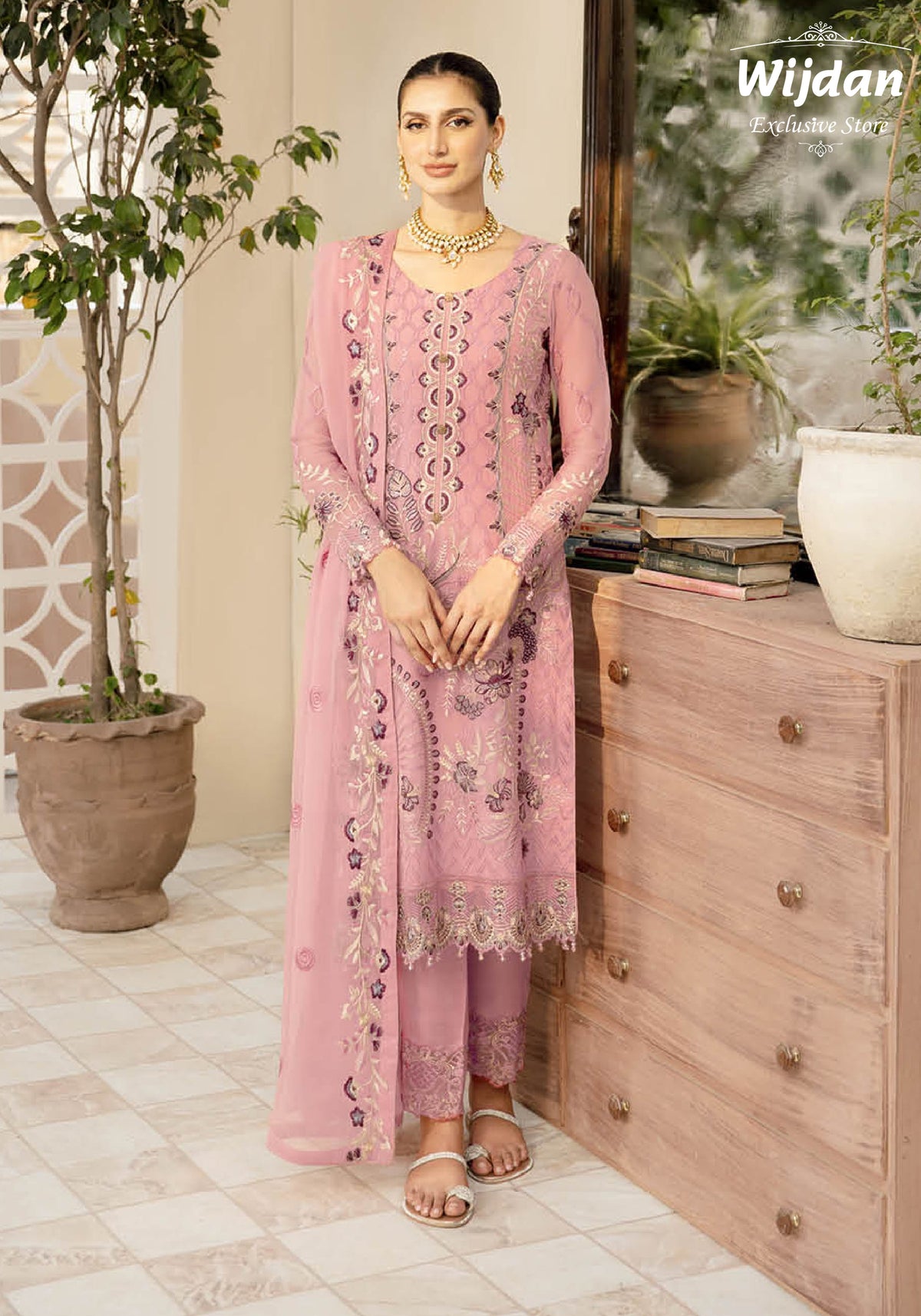 Chevron Luxury Chiffon Collection'24 Vol-09 by Ramsha A-909