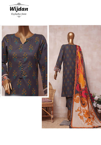 Sadabahar 3 PC Embroidered Cutwork Pret Cambric Collection'23 D-09