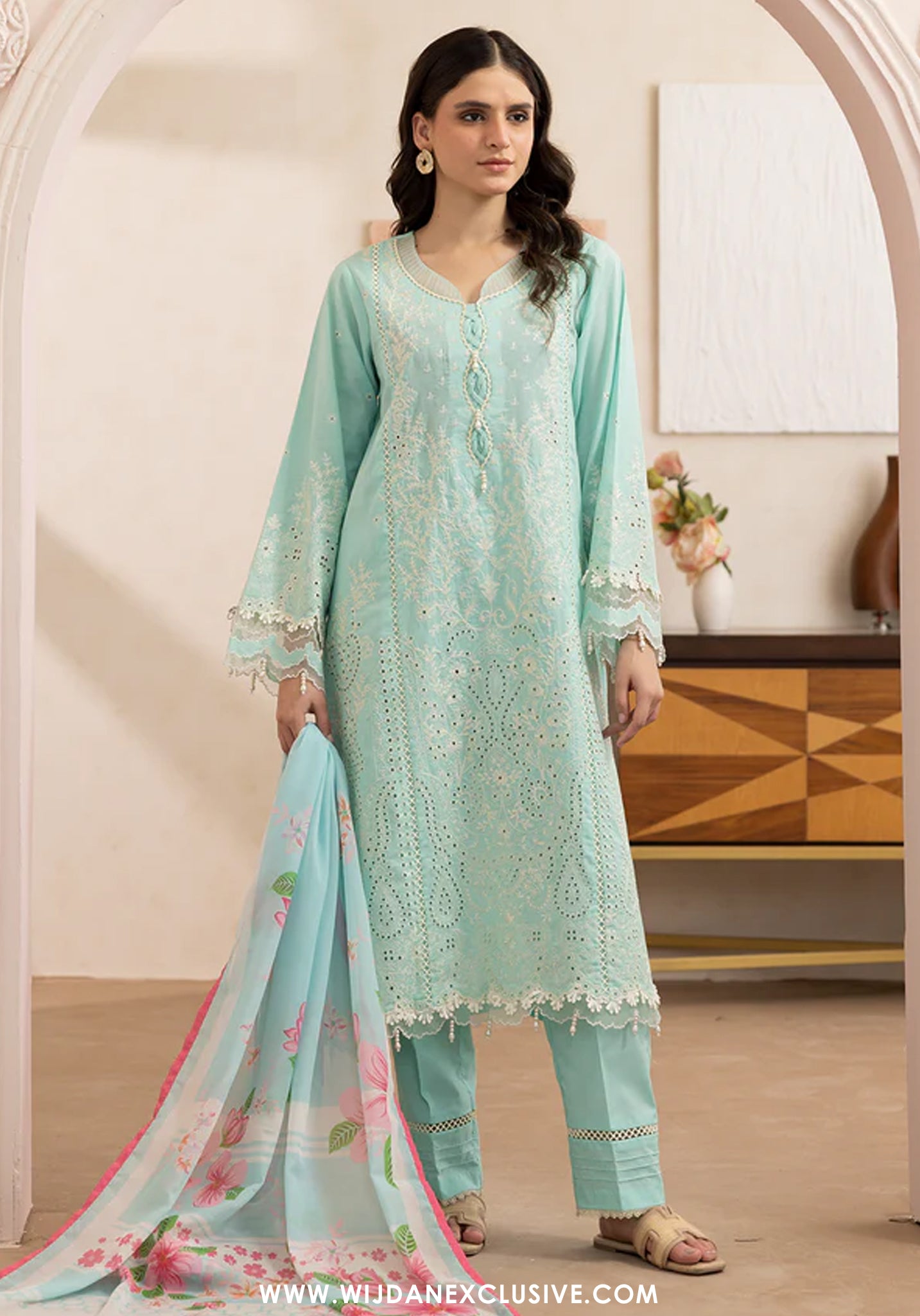 Zellbury Unstitched 3pc Embroidered Lawn Collection - 2026 (WUS-26E-0651)