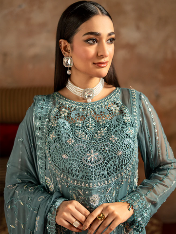 Zarqon by Zebtan | Unstitched Luxury Essential Collection - 2025 ZQ-07