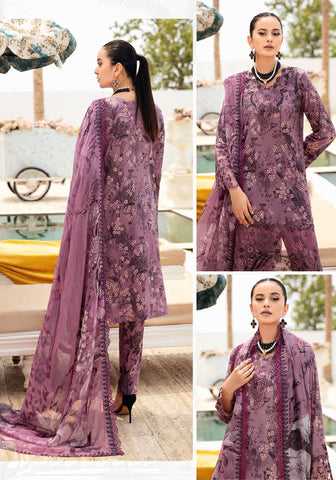 Rangrez Luxury Lawn Collection'25 Vol-06 by Ramsha N-609