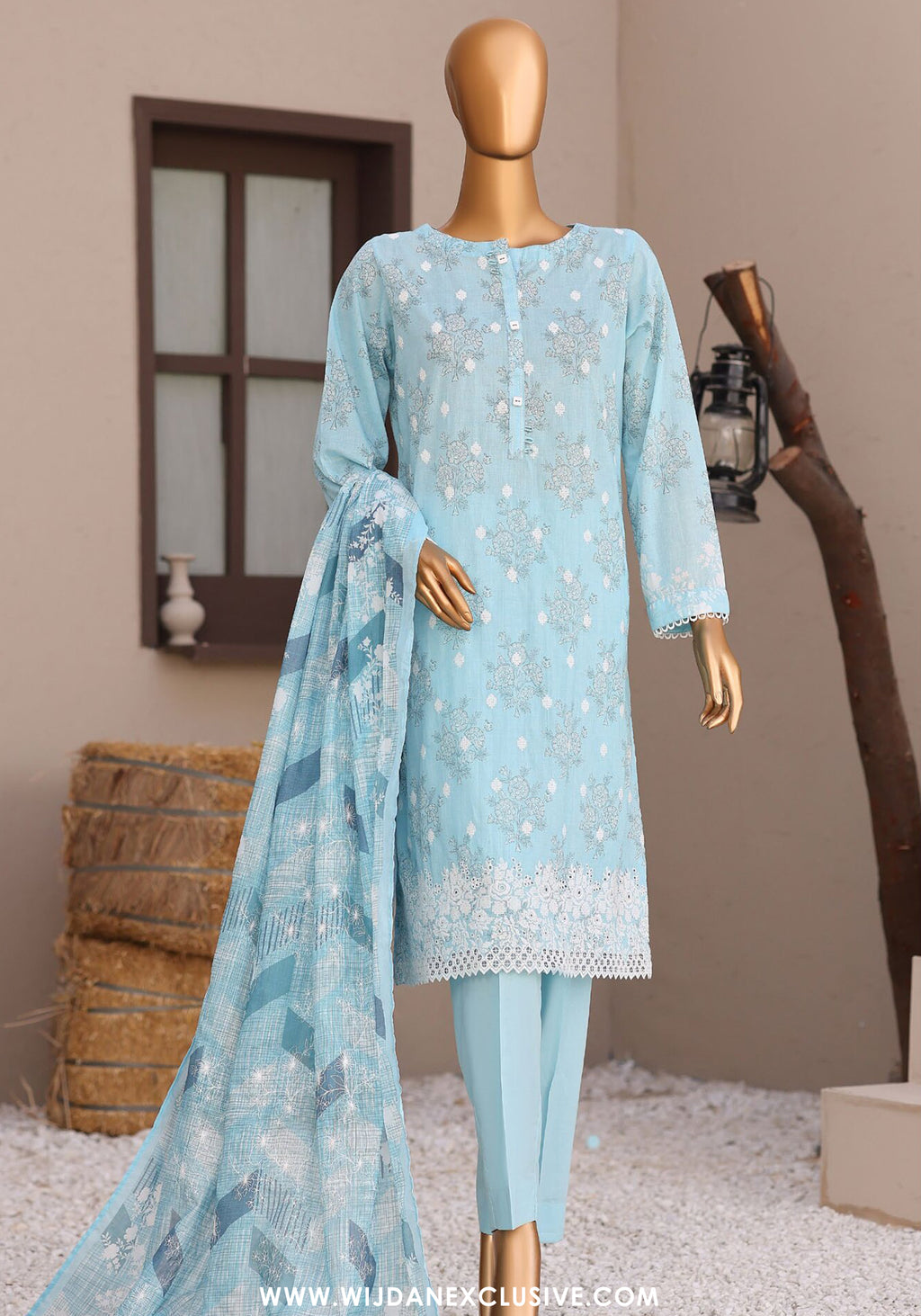 Elite by HZ Textile | Unstitched Embroidered Lawn Collection - 2026 (EC-1287)