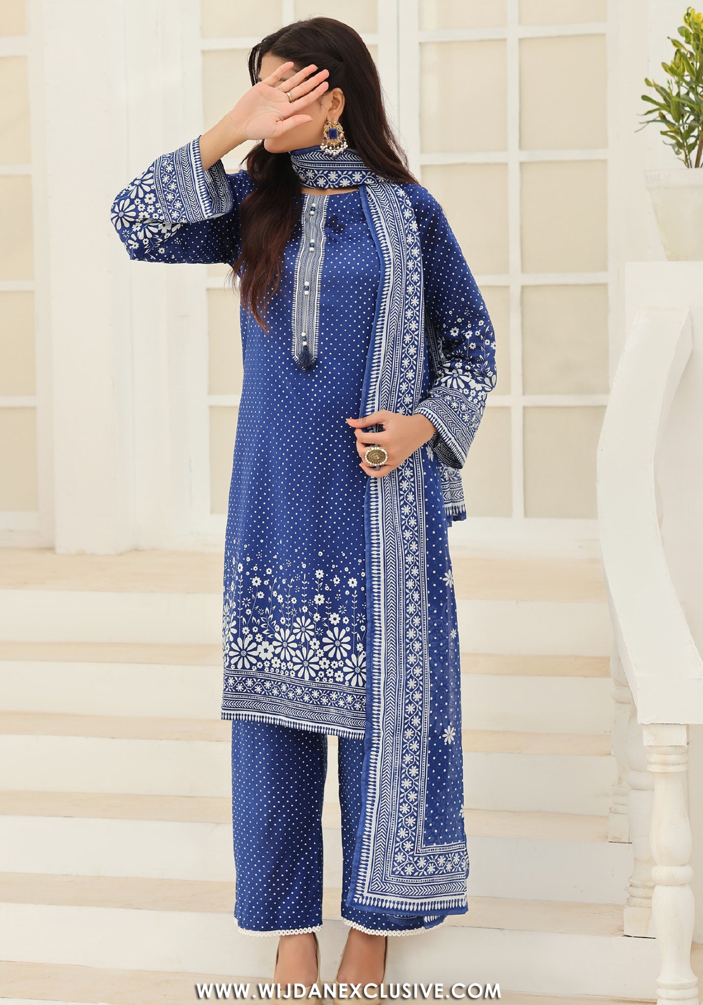 Maya by Aizal | Stitched Digital Printed Lawn Vol-03 Collection - 2026 (D-09)