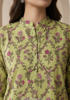 Travel Time by Amna Khadija | 2pc Stitched Printed Lawn Collection - 2026 (D-06)