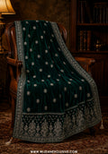 Mehfil-e-Noor Velvet Embroidered Women's Shawl Collection - 2026 (D-09)