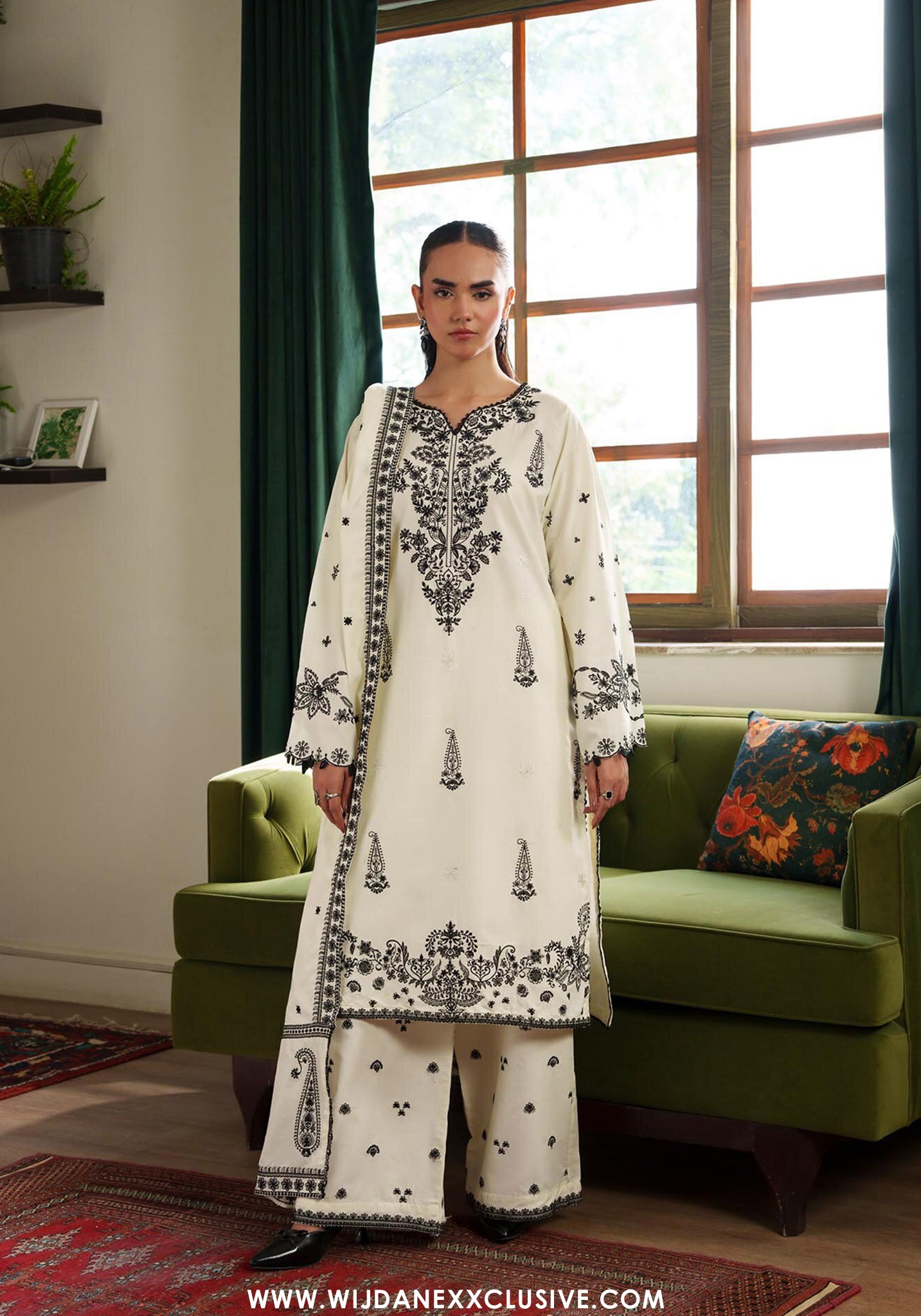 RajBari Stitched Eid Pret Exclusive Embroidered 3PC Collection - 2026 (SEREN)