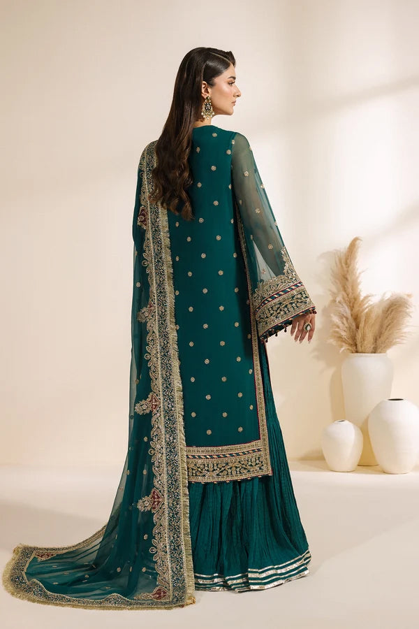 Meraki by Zarif | Unstitched Embroidered Chiffon Formal Collection - 2026 (SARAI)