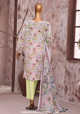 HZ Dhagakari Unstitched Embroidered Lawn Collection - 2025 DEC-596