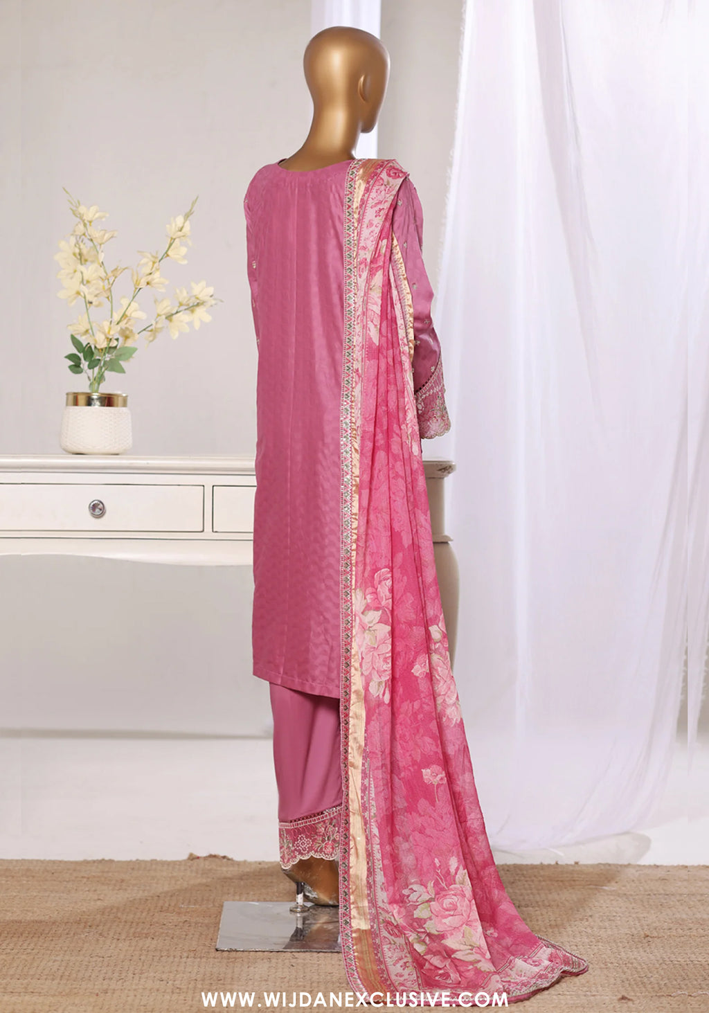 Bin Saeed Stitched Luxury Embroidered Jacquard Collection - 2026 BSJ26-08