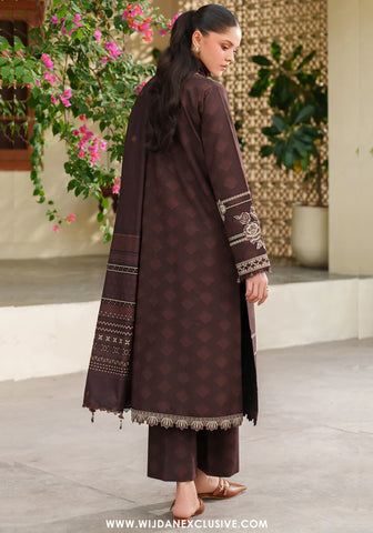 Meline by Farasha | Unstitched Premium Viscose Collection - 2025 (AUTUMN ROSE)