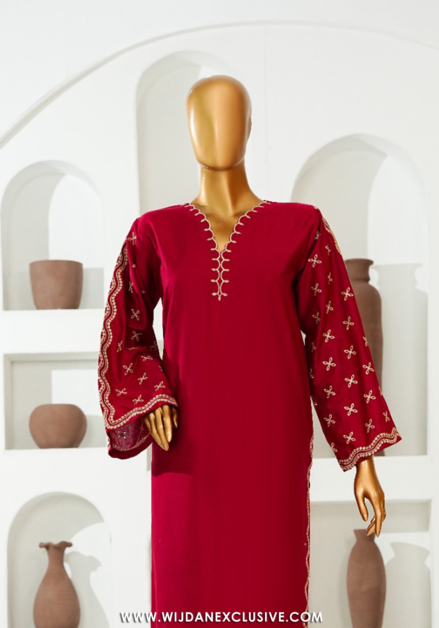 Aaramé Stitched 2PC Co-ords Cotton Embroidered Collection - 2026 (D-09)