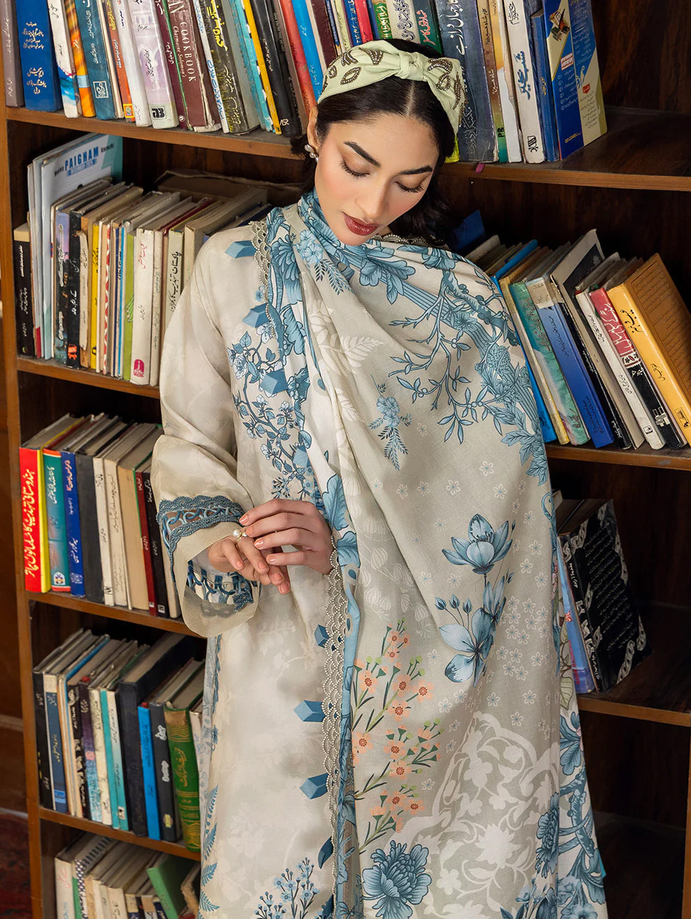 Lumea by Jade | Unstitched Printed Lawn Collection - 2026 (D-09)