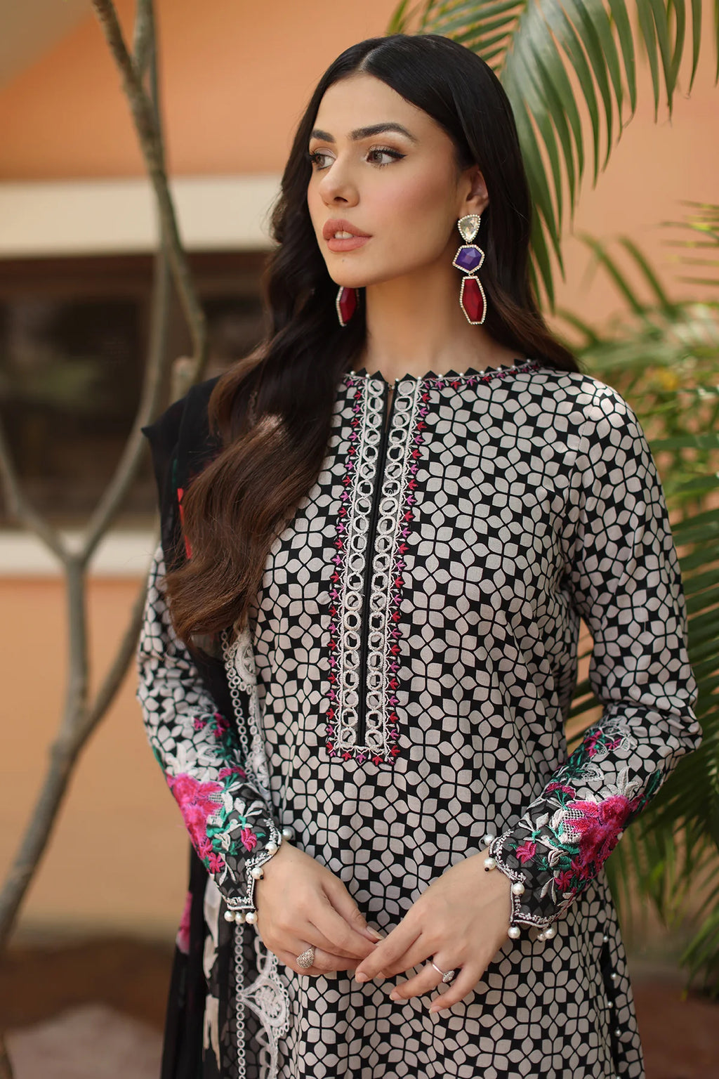 Combination by Charizma | Unstitched Embroidered Lawn Collection Vol - I (CC6-05)