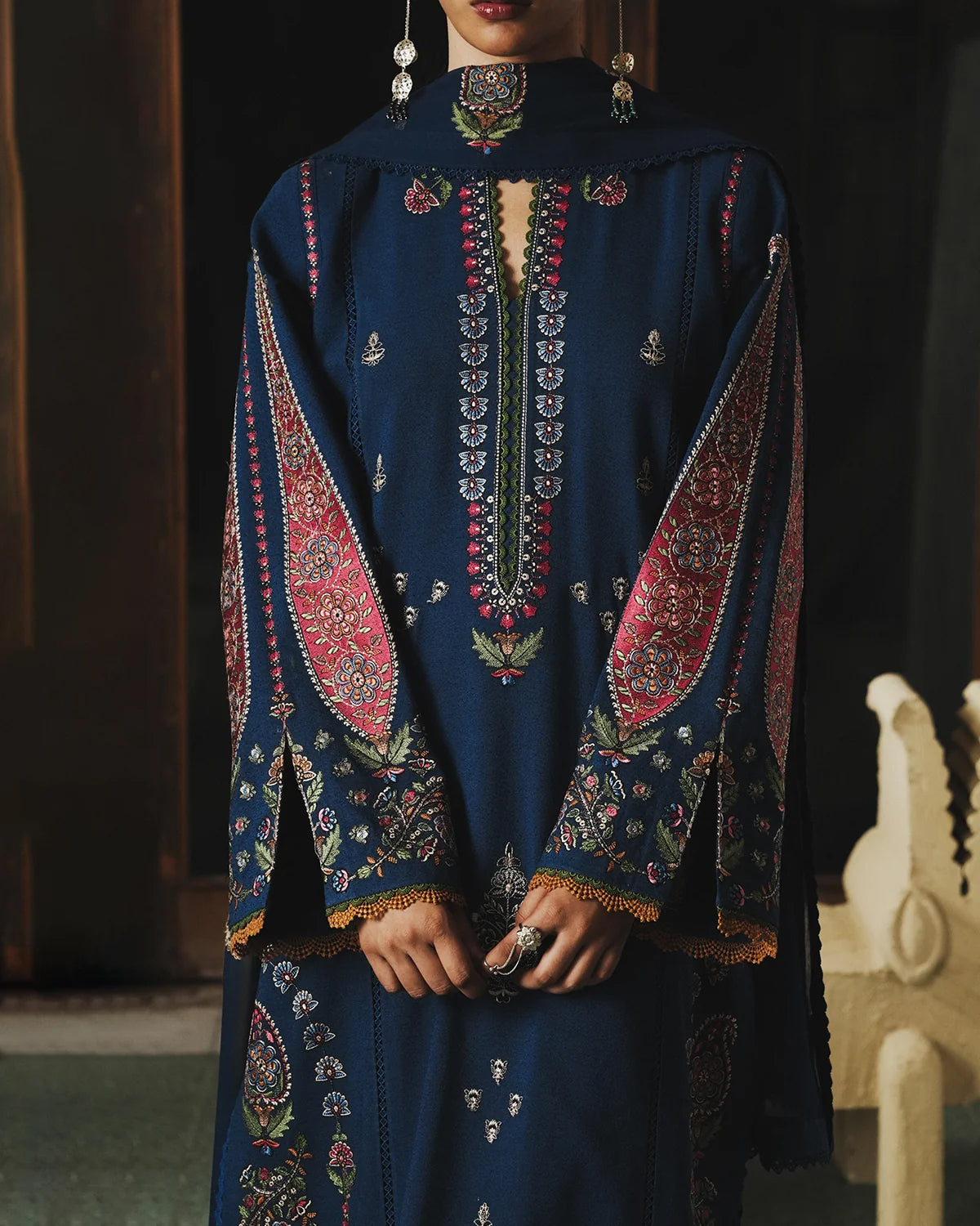 Jugnu by Hussain Rehar | Unstitched Karandi Embroidered Collection - 2026 (NEHRI)