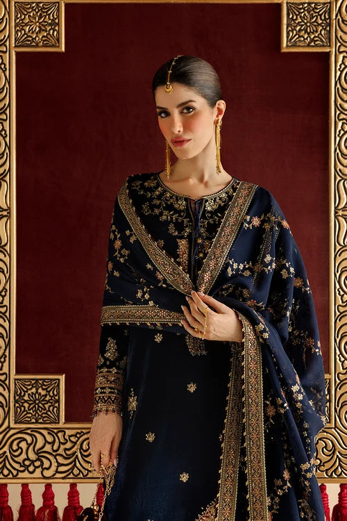Chandni by Jazmin | Unstitched Embroidered Velvet Formal Collection - 2026 (D-11)
