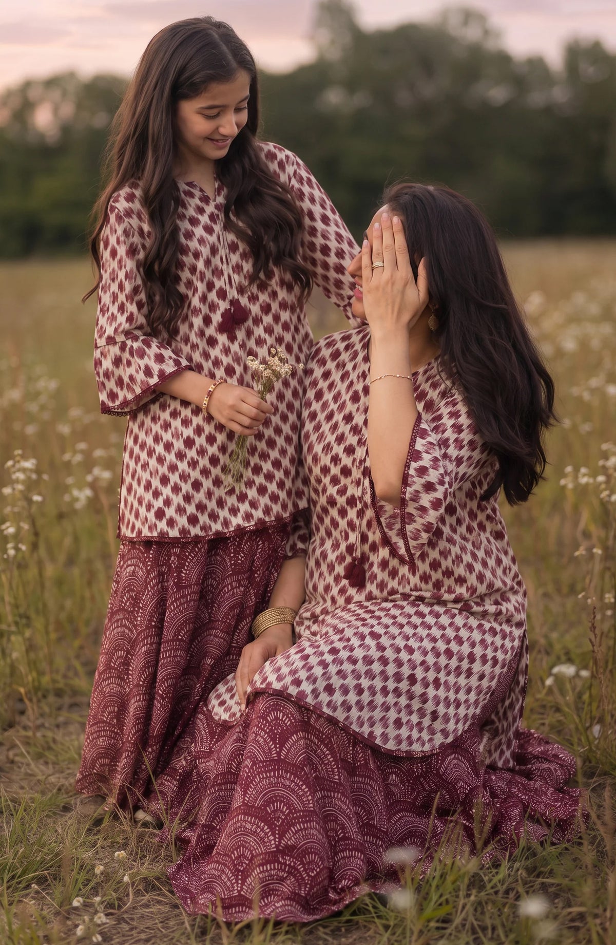 Parchhai by Amna Khadija | Pret Mom & Me 2pc Printed Collection'26 (D-09)