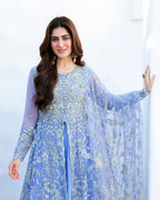 Bachelorette Chronicles by Mushq | Unstitched Embroidered Chiffon Collection'26 (BLUSHING BRIDDE)