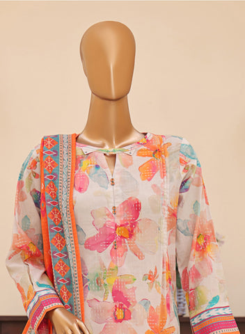 Mehak Embroidered Printed Lawn Vol-02 Collection'25 by HZ Textile MEC-510