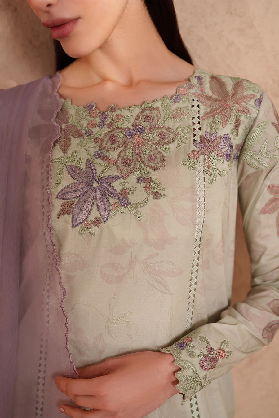 Iznik Unstitched Embroidered Eid Lawn Collection - 2026 (EL-09)