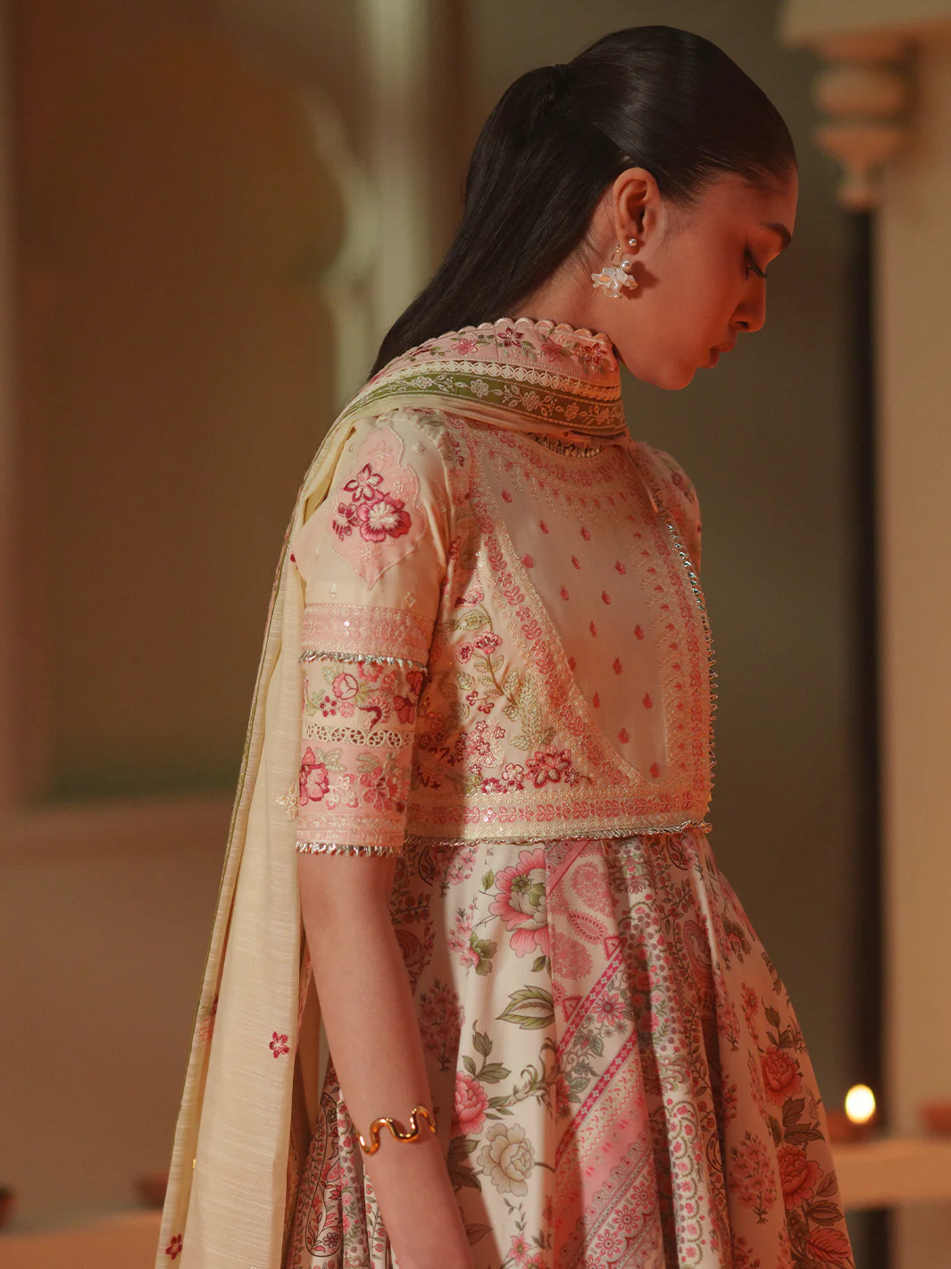 Mashriq by Bin Ilyas | Unstitched Luxury Lawn Collection - 2026 (D-115-A)