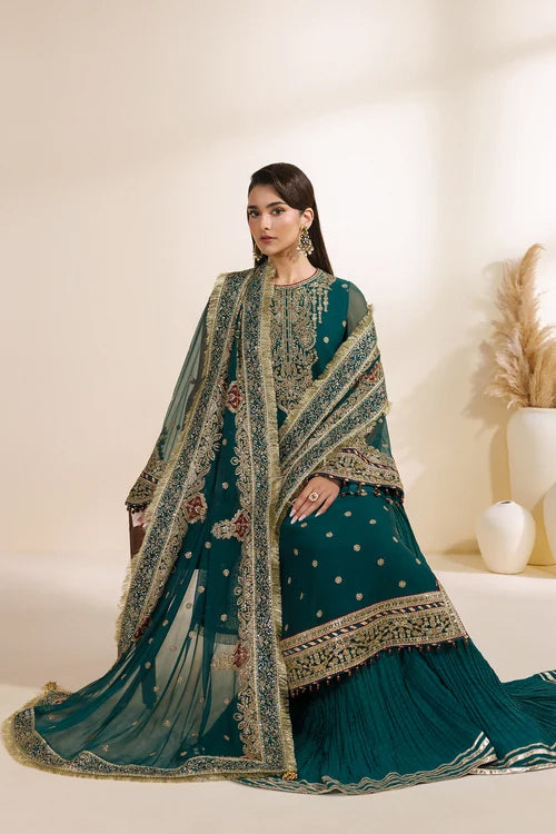 Meraki by Zarif | Unstitched Embroidered Chiffon Formal Collection - 2026 (SARAI)