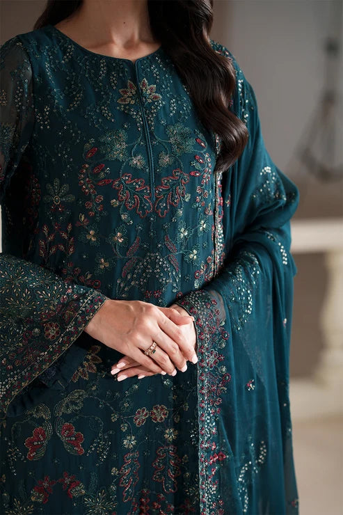 Modern Heirloom by Emaan Adeel | Unstitched Emb Chiffon Formal'26 (ANTIQUE CHARM)