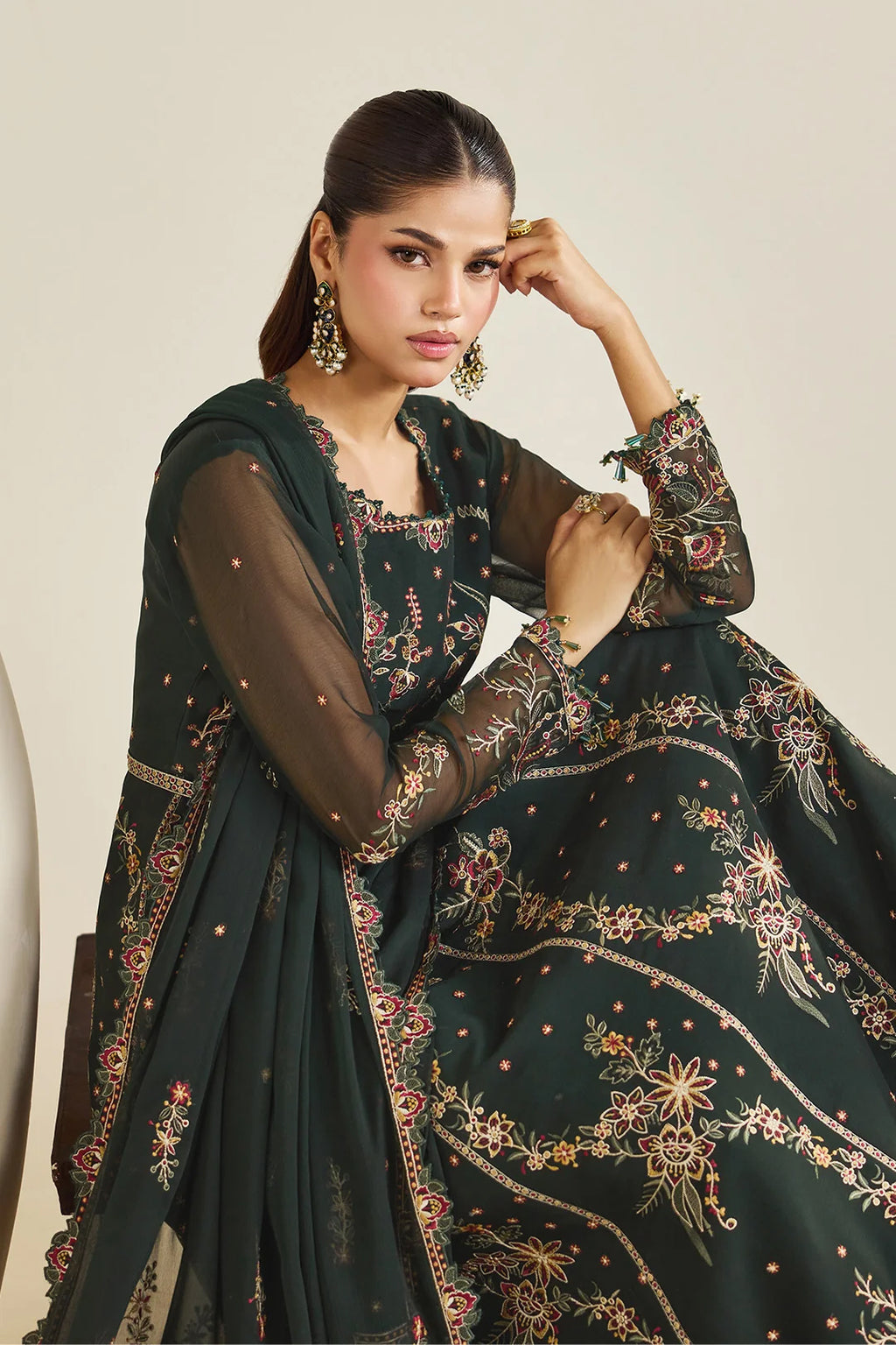Dhaagay by Alizeh | Unstitched Embroidered Chiffon Formal Vol-05 Collection'26 (SOHANA)