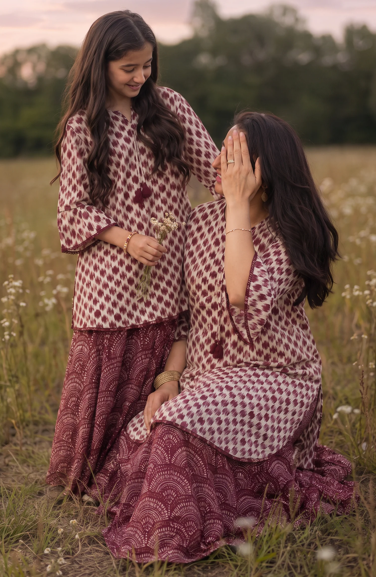 Parchhai by Amna Khadija | Pret Mom & Me 2pc Printed Collection'26 (D-9A)