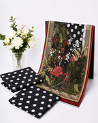 Polka & Drapes Unstitched Printed Lawn Collection - 2026 (D-04)