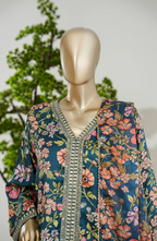 Noor by Amna Khadija | Stitched Embroidered Silk Collection - 2026 NAK26ES-01
