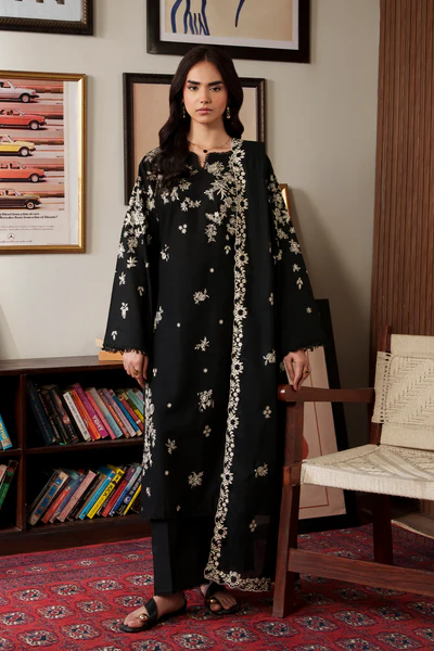 RajBari Stitched Eid Pret Exclusive Embroidered 3PC Collection - 2026 (ZARIAH)