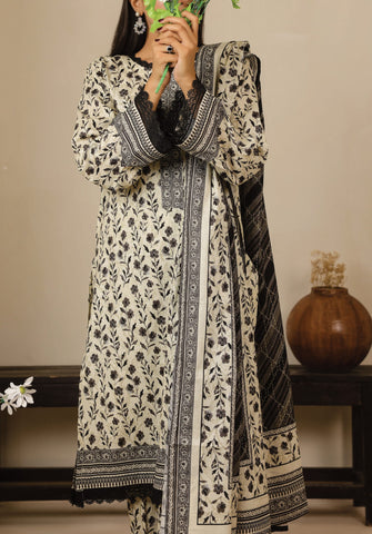 VS Daman Unstitched 3PC Digital Cambric Collection - 2025 D-2015