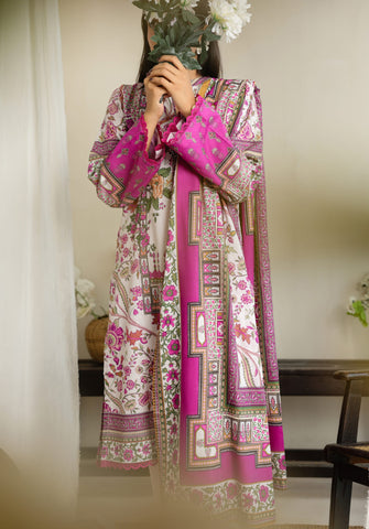 VS Daman Unstitched 3PC Digital Cambric Collection - 2025 D-2019