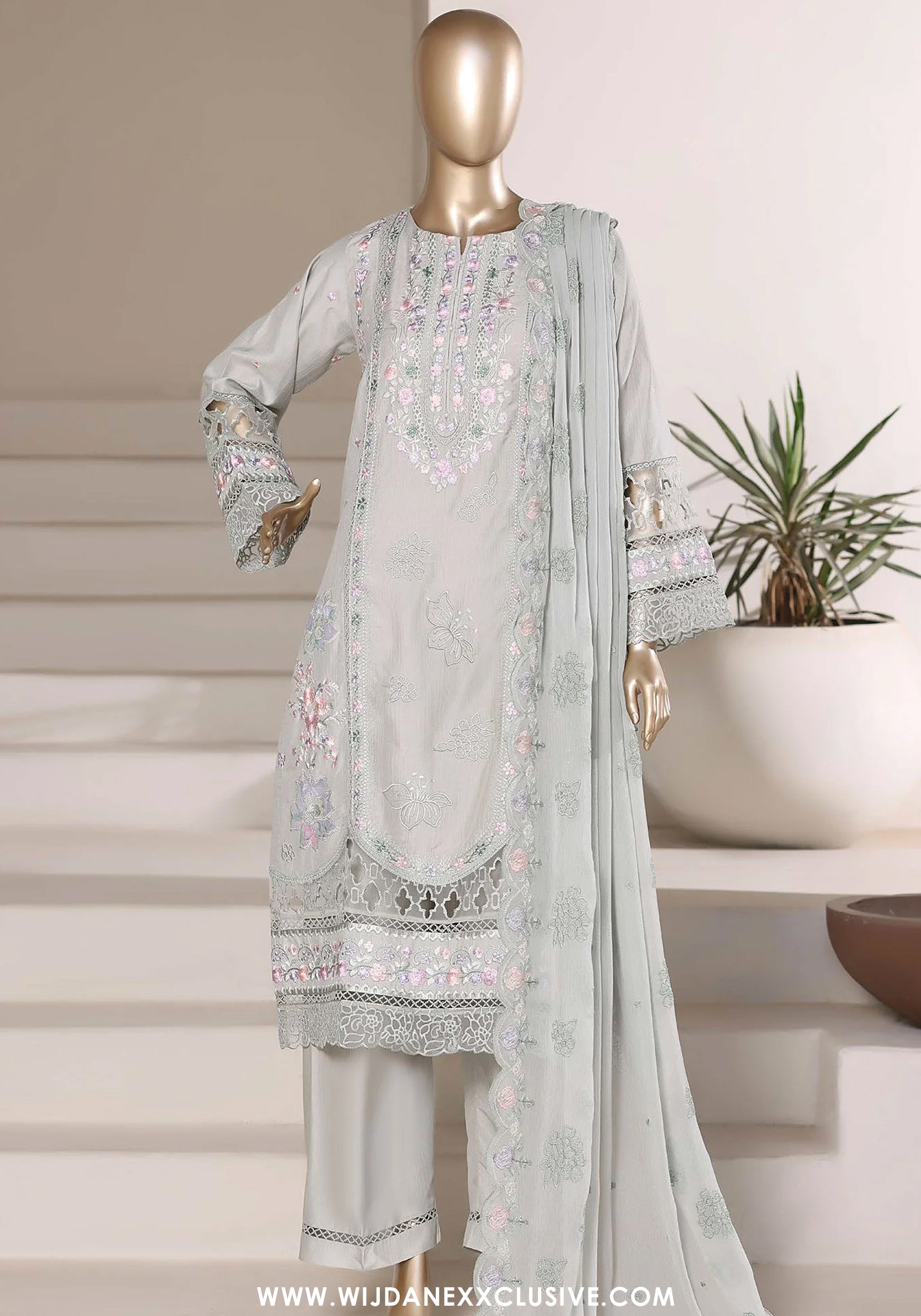 Sadabahar Stitched Luxury Embroidered Festive Vol-III Collection - 2026 (D-01)