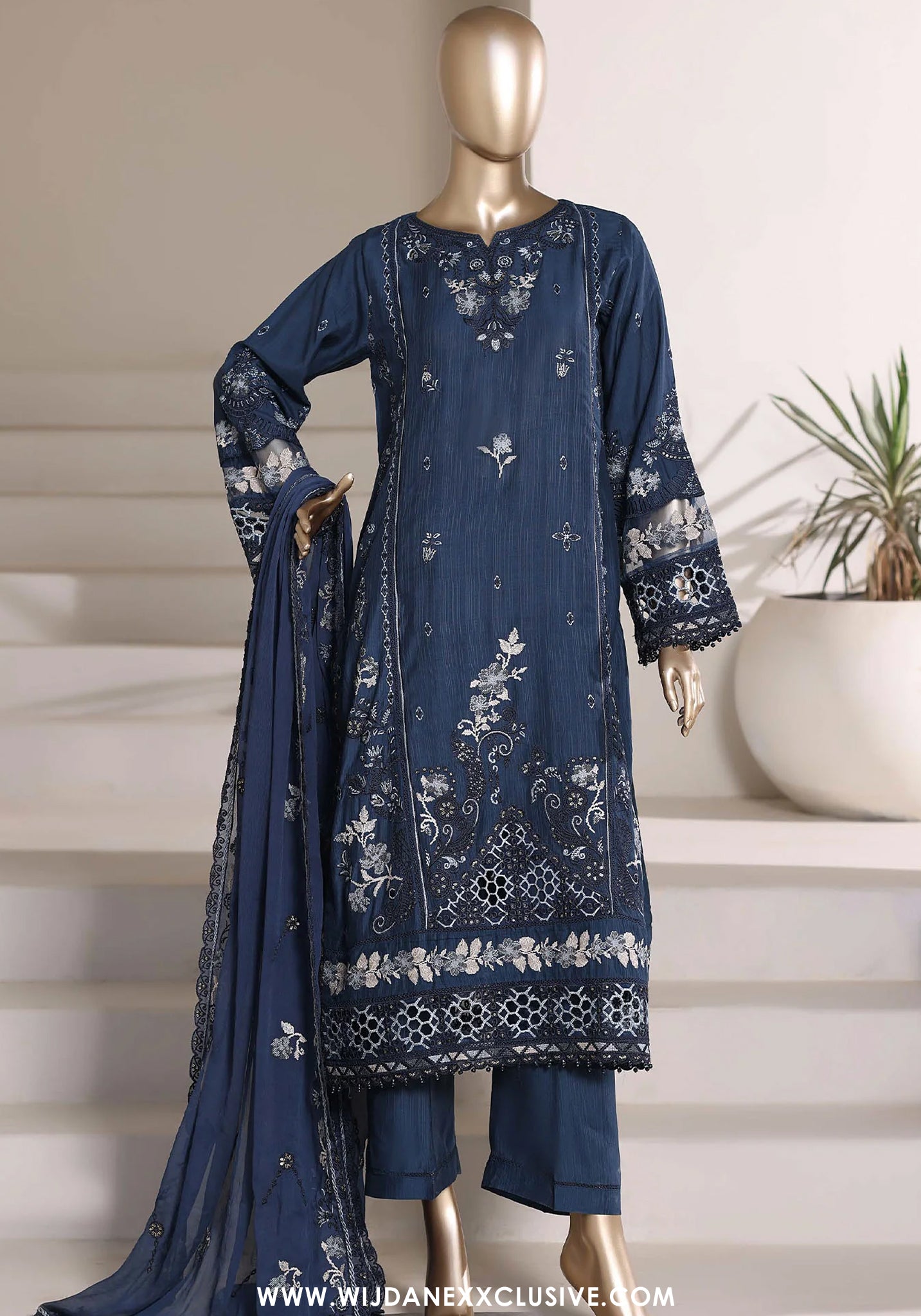 Sadabahar Stitched Luxury Embroidered Festive Vol-III Collection - 2026 (D-02)