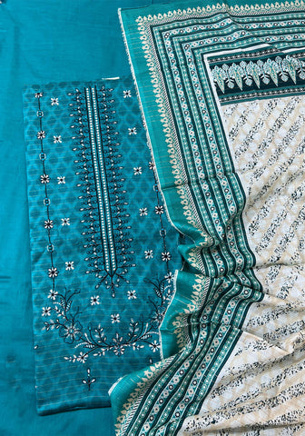 Mehak Unstitched Lawn Collection - 2025 by Wijdan ART-09