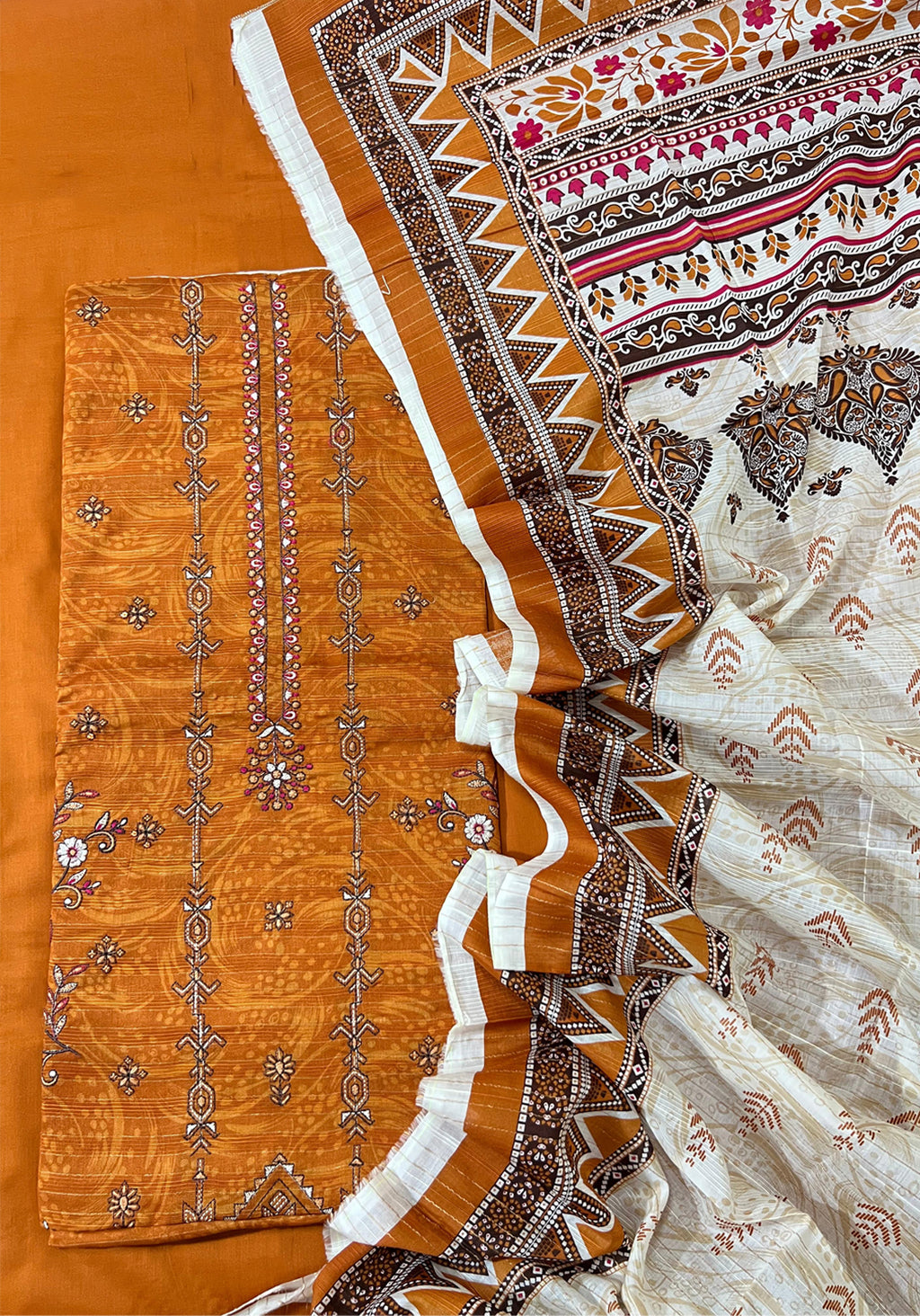 Mehak Unstitched Lawn Collection by Wijdan ART-12