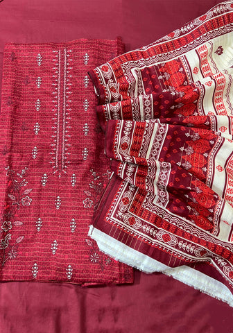 Mehak Unstitched Lawn Collection - 2025 by Wijdan ART-08