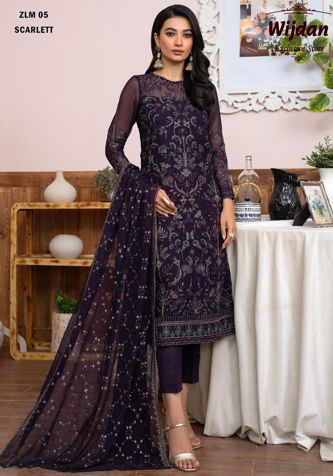 Meeral Luxury Formals by Zarif ZLM-05 SCARLETT