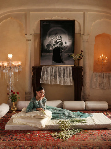 Pakeezah Unstitched Luxury Formals - 2025 by Mahnur PK-05 NASHMIRA