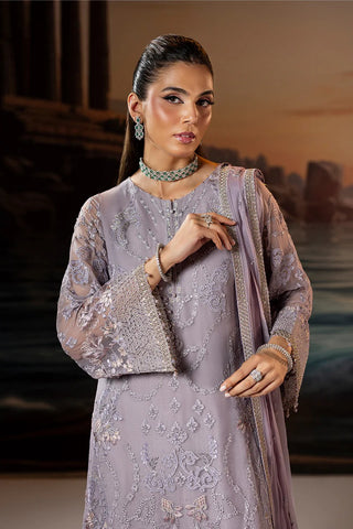 Riwayat Lamisah Unstitched Chiffon Collection - 2025 by Lavish (Twilight Bloom)