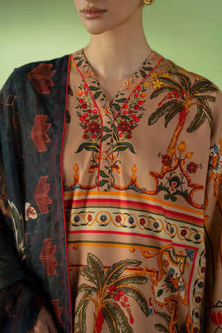 Joolie Prints Unstitched Cambric Collection - 2025 by Saira Rizwan (GOLDEN HOUR)