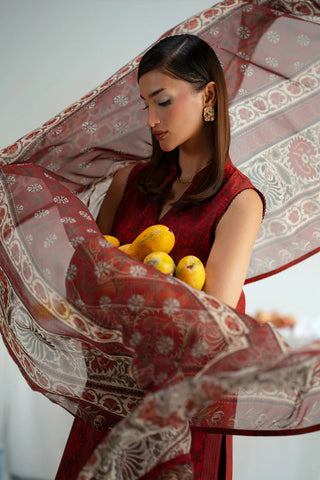 Joolie Prints Unstitched Cambric Collection - 2025 by Saira Rizwan (MIDNIGHT)