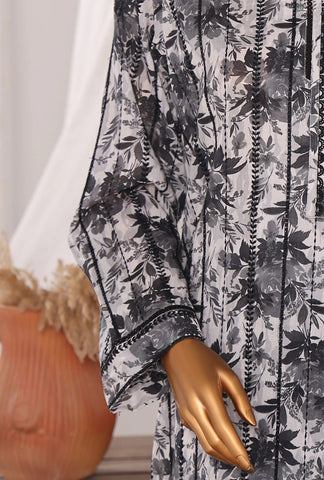 HZ Dhagakari Unstitched Embroidered Lawn Collection - 2025 DEC-598