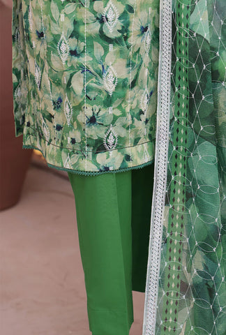 HZ Dhagakari Unstitched Embroidered Lawn Collection - 2025 DEC-597