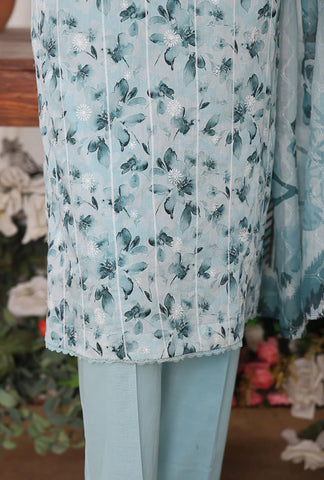 HZ Dhagakari Unstitched Embroidered Lawn Collection - 2025 DEC-603