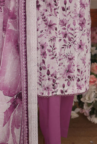 HZ Dhagakari Unstitched Embroidered Lawn Collection - 2025 DEC-605